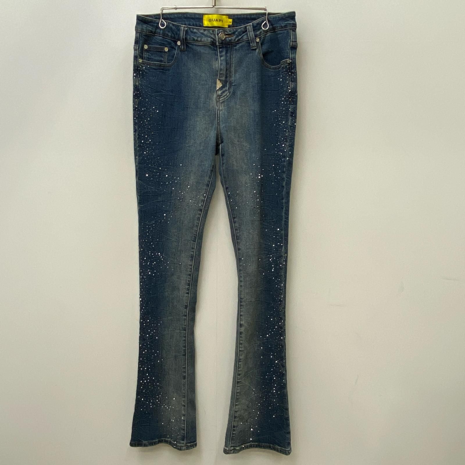 【加古川店】 中古 GVAPI/GUAPI | グアピ デニムパンツ STARRY SKY DENIM インディゴ 【107】