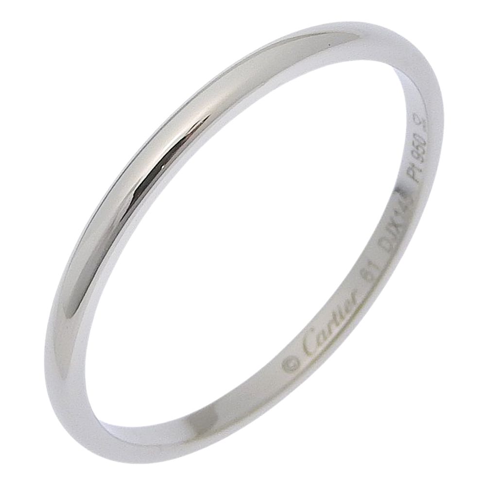 CARTIER】カルティエ ウエディングリング Pt950プラチナ 20号