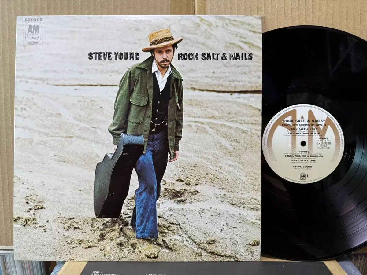 (日本 LP ） Steve Young Rock Salt ＆ Nails 早い