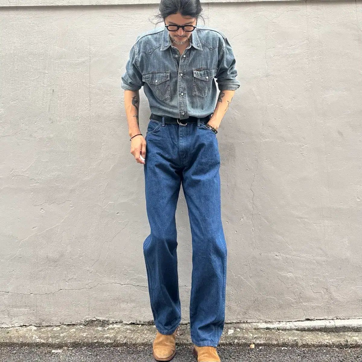 13MWZ Wrangler ラングラー USA製 デニム Vintage ストレート 80年代 