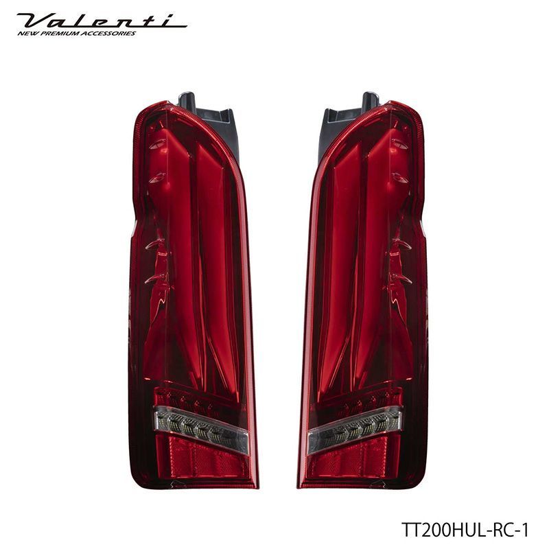 【2025年新作】VALENTI ヴァレンティ ハイエース 200系 1型 2型 3型 4型 5型 6型 7型 8型 LED テールランプ ULTRA λ ラムダ レッド カスタム パーツ カスタムパーツ 人気 おすすめ おしゃれ