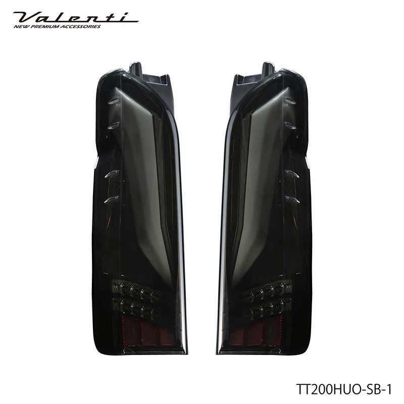【2025年新作】VALENTI ヴァレンティ ハイエース 200系 1型 2型 3型 4型 5型 6型 7型 8型 LED テールランプ ULTRA Ω オメガ スモーク カスタム パーツ カスタムパーツ 人気 おすすめ おしゃれ