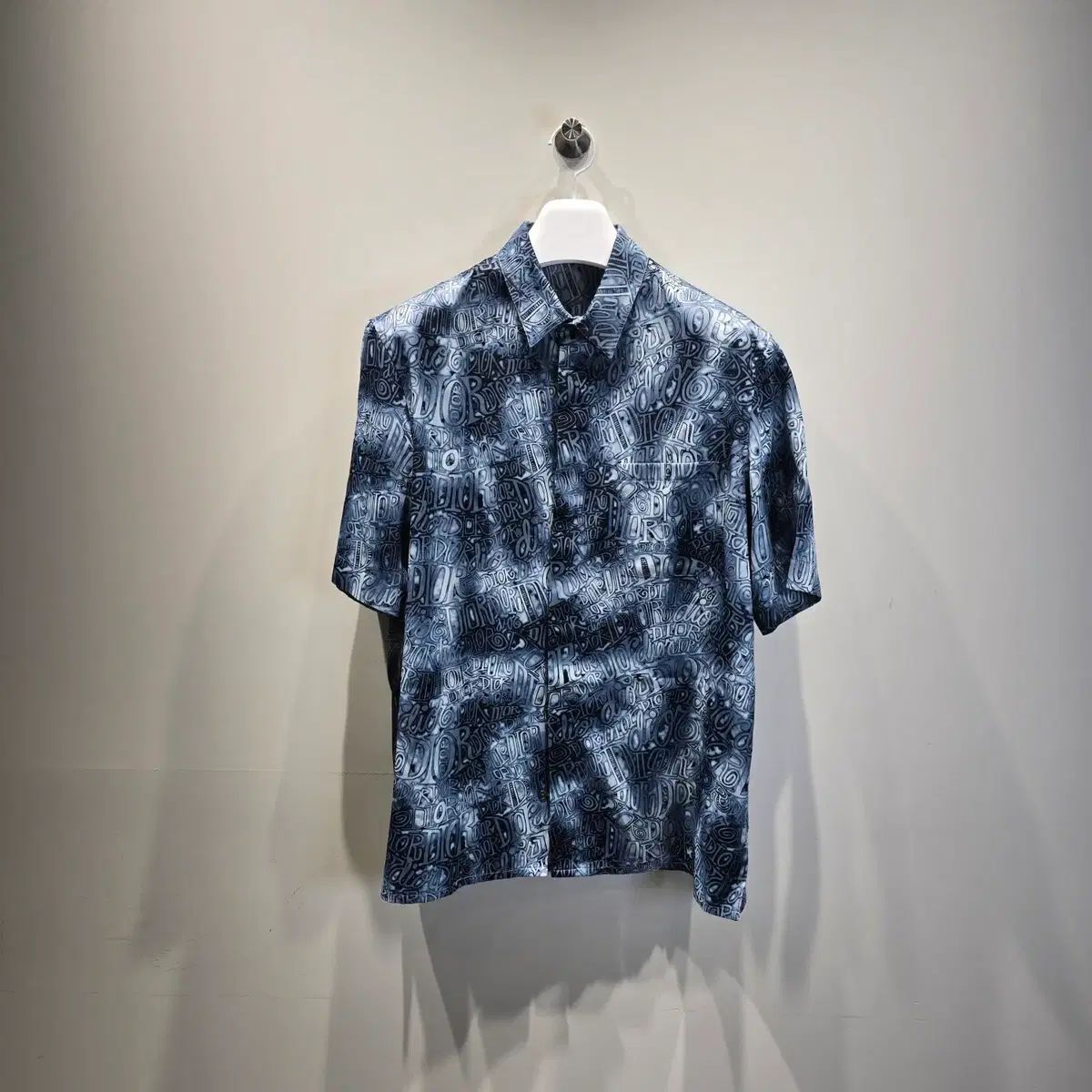 中古/正規品 ディオール ディオール x ショーン STUSSY ロゴ 半袖 シャツ 39