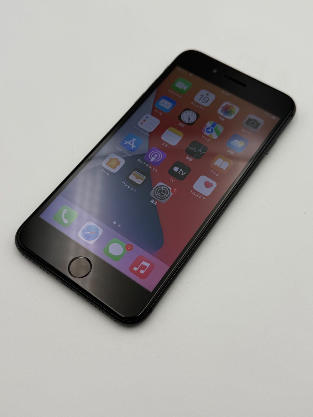 大容量バッテリー新品交換済み 100％ iPhone8 Plus スペースグレイ 黒