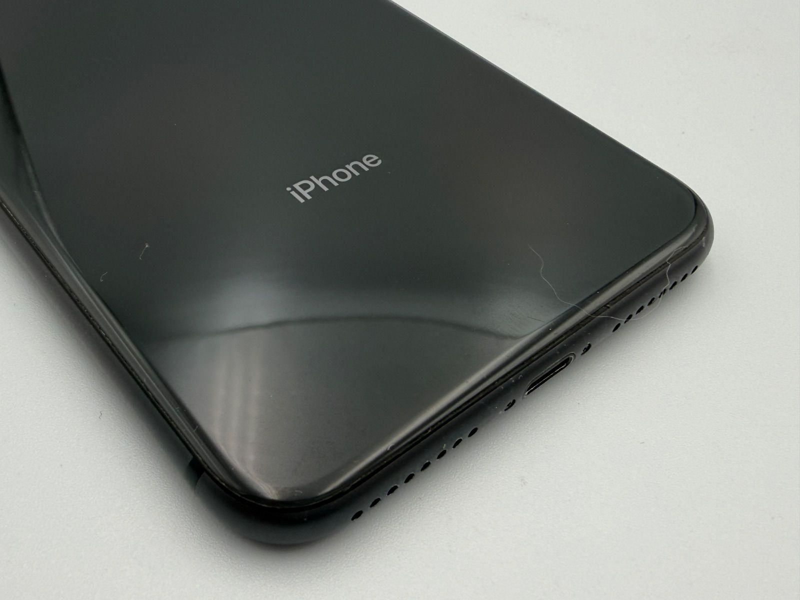 大容量バッテリー新品交換済み 100％ iPhone8 Plus スペースグレイ 黒