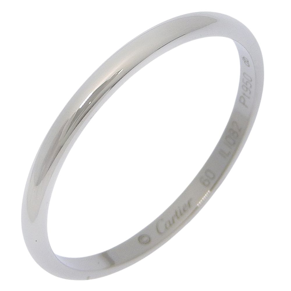 CARTIER】カルティエ ウエディングリング Pt950プラチナ 19.5号 ユニ