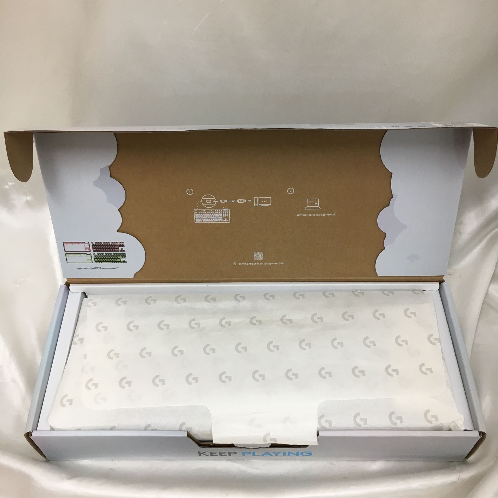 [三沢店65-21-0618] Logicool ゲーミングキーボード G713 青軸 テンキーレス