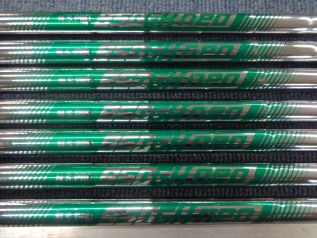 中古アイアン用シャフト 日本シャフト N.S.PRO 950 GH neo S 7本セット