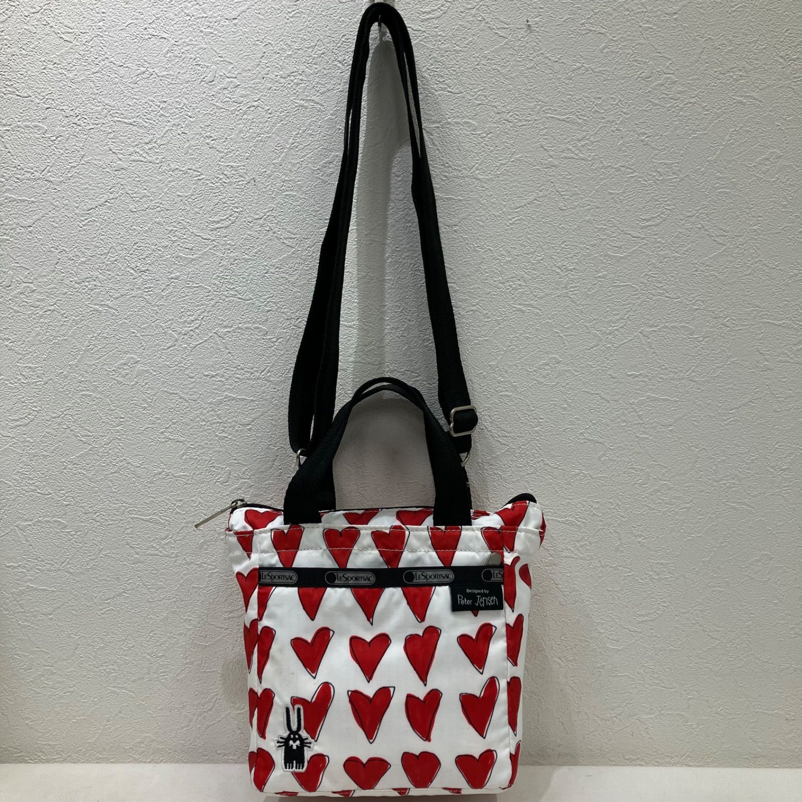 極美品　レスポートサック × ピーターイェンセン 2way ボストンバッグ 希少 5210 LeSportsac レスポートサック Peter Jensen ピーターイエンセン