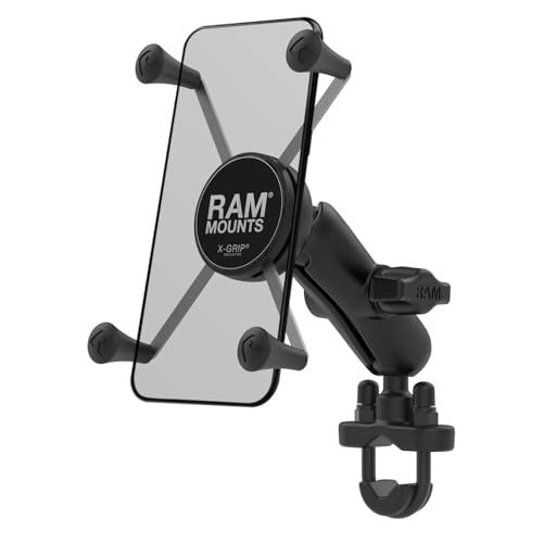 RAM MOUNTS ラムマウント マウントセット Xグリップ&U字ハンドルバークランプ ファブレット用 テザー付き ブラック RAM-B-149Z-UN10U送料無料 7ebf79ce