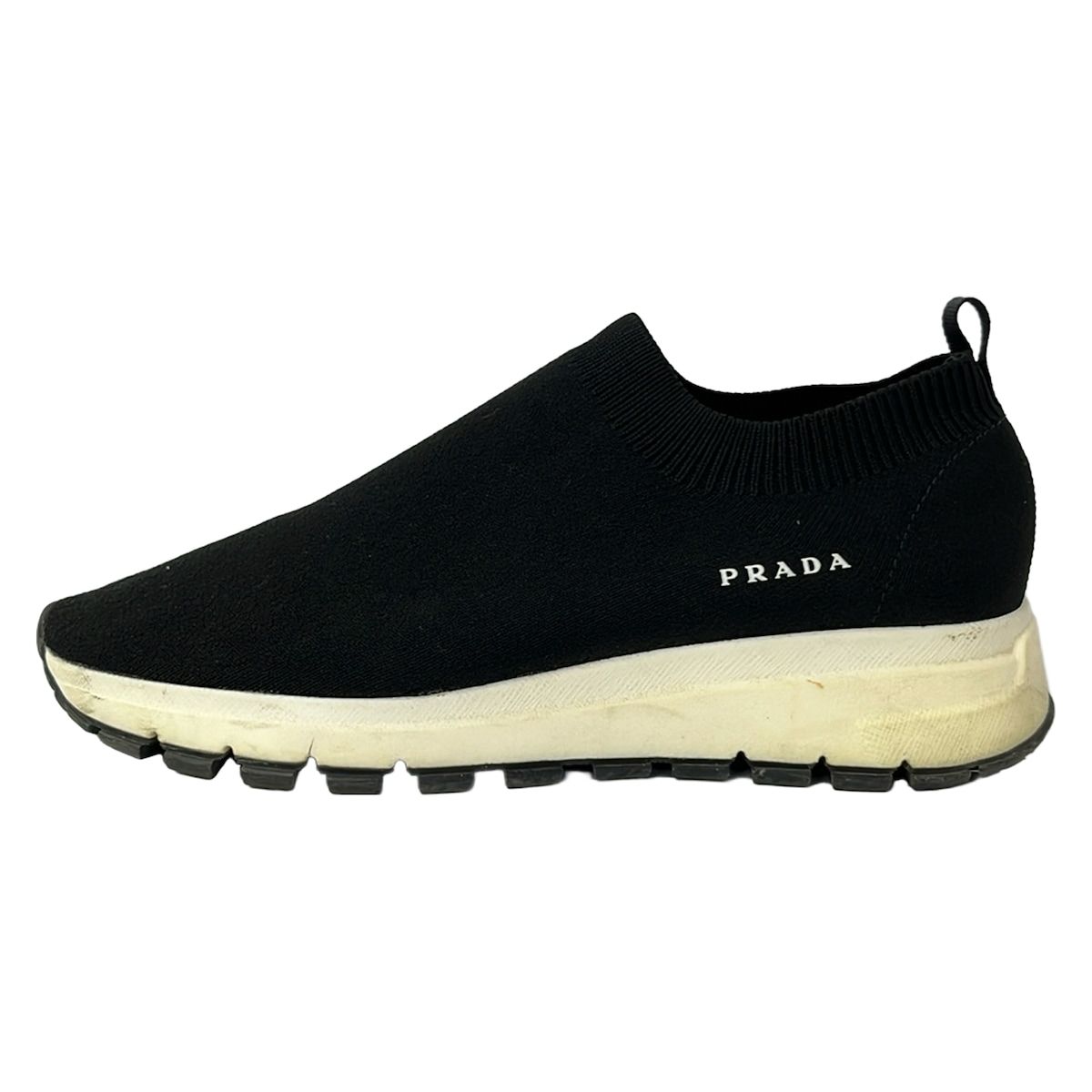 PRADA(プラダ) スニーカー 37.5 レディース - 黒