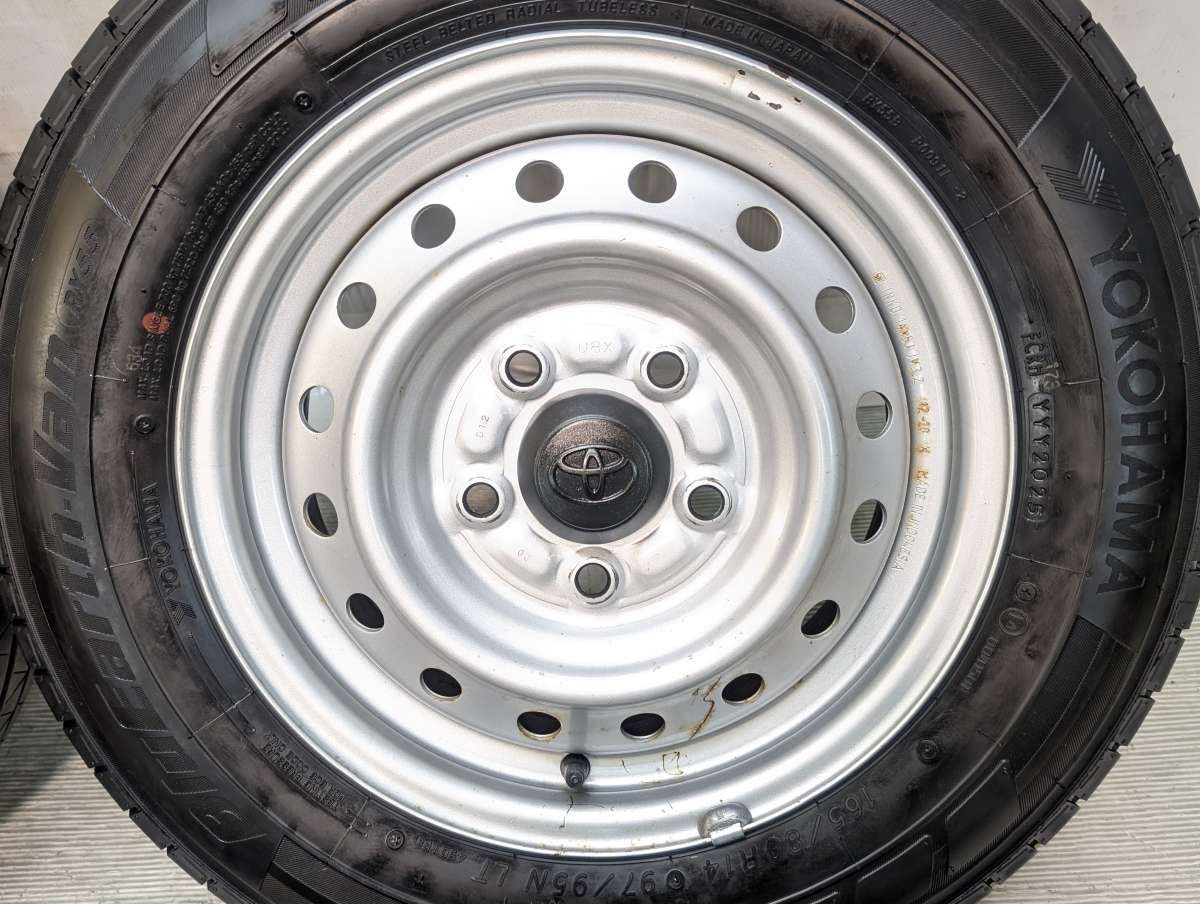 165/80R14 97/95N LT ヨコハマ ブルーアース バン RY55 トヨタ純正 