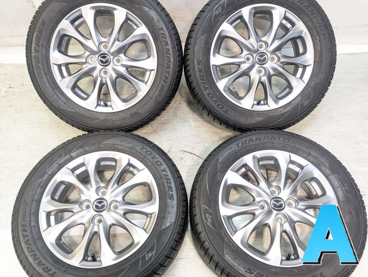 185/65R15 トーヨータイヤ トランパス mp7 マツダ純正 15x5.5 40 100-4穴 中古タイヤ サマータイヤ ホイールセット 4本セット s15260605905