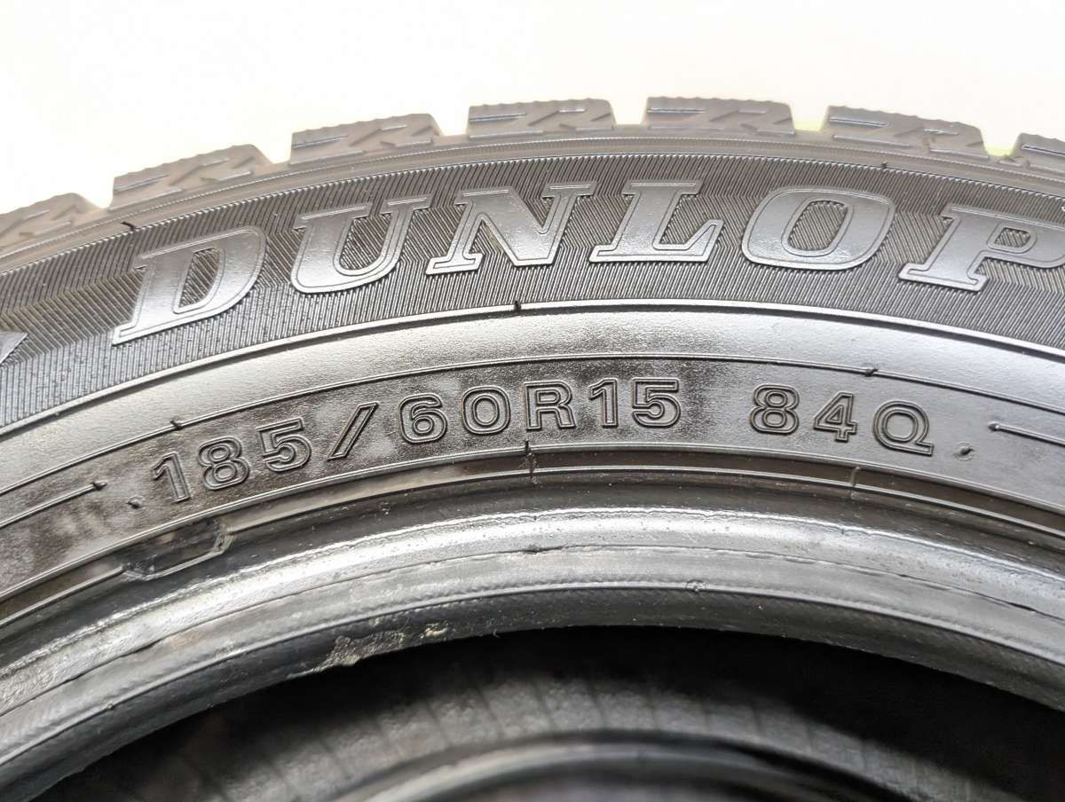 185/60R15 ダンロップ ウィンターマックス WM02 中古タイヤ