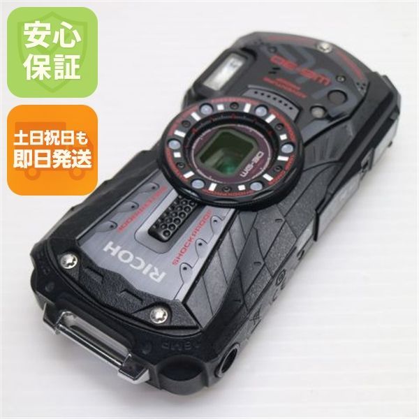 美品 WG-30 エボニーブラック 即日発送 コンデジ RICOH 本体 土日祝発送OK 07000