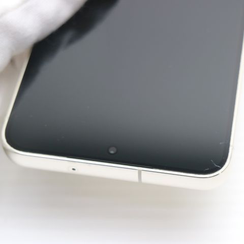 超美品 SCG19 Galaxy S23 クリーム AU スマホ SAMSUNG 即日発送 土日祝発送OK 07000