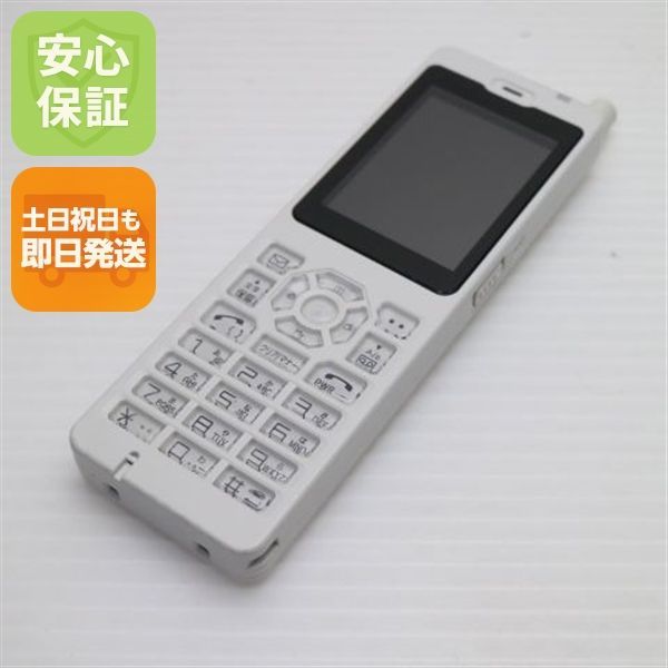 美品 WX01J ホワイト 即日発送 WILLCOM 日本無線製 ymobile 本体 白ロム 土日祝発送OK 07000
