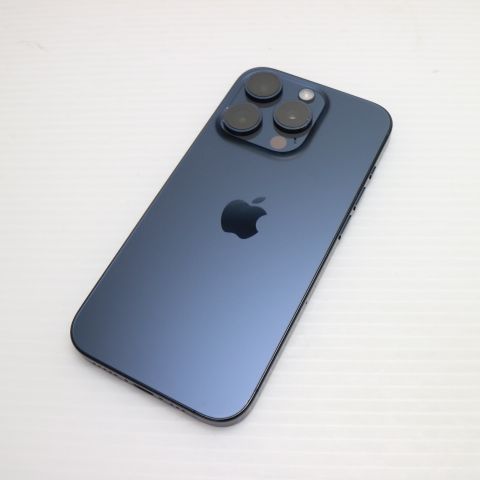 良品中古 SIMフリー iPhone15 Pro 256GB ブルーチタニウム スマホ Apple 即日発送 土日祝発送OK 07000