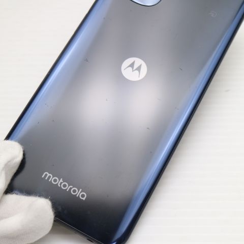 美品 SIMフリー moto g52j 5G インクブラック スマホ 白ロム 土日祝発送OK 07000