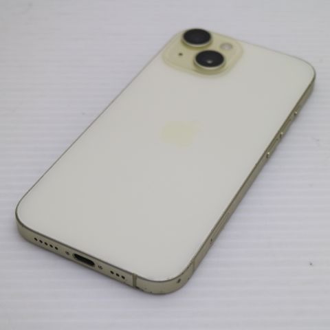 良品中古 SIMフリー iPhone15 128GB イエロー スマホ Apple 即日発送 土日祝発送OK 07000