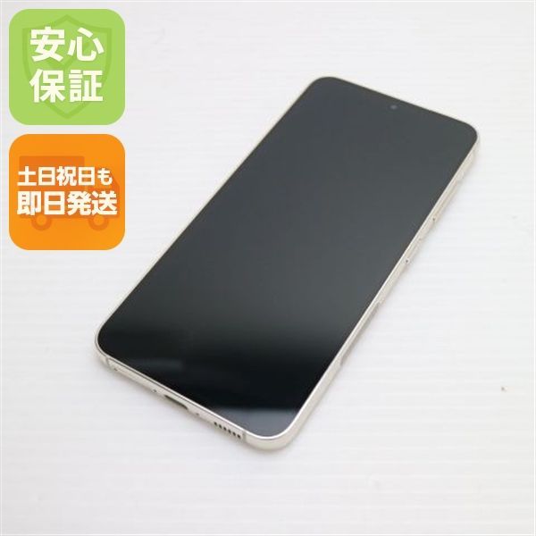 超美品 SCG19 Galaxy S23 クリーム AU スマホ SAMSUNG 即日発送 土日祝発送OK 07000