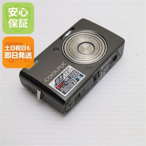 超美品 COOLPIX S500 アーバンブラック 即日発送 Nikon デジカメ デジタルカメラ 本体 土日祝発送OK 07000