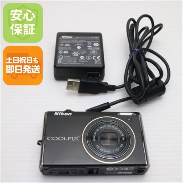 良品中古 COOLPIX S640 ディープブラック 即日発送 Nikon デジカメ デジタルカメラ 本体 土日祝発送OK 07000