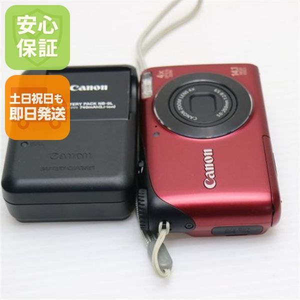 超美品 PowerShot A2200 レッド 即日発送 Canon デジカメ デジタルカメラ 本体 土日祝発送OK 07000