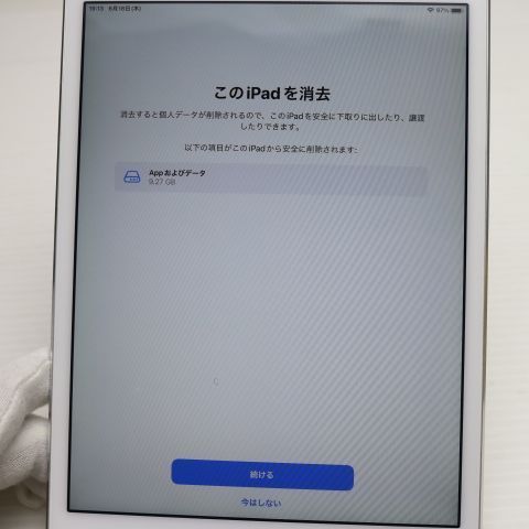 超美品 SIMフリー iPad mini 4 Cellular セルラー 64GB シルバー 即日