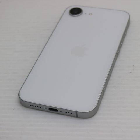 新品同様 SIMフリー iPhone 16e 128GB ホワイト スマホ APPLE 即日発送
