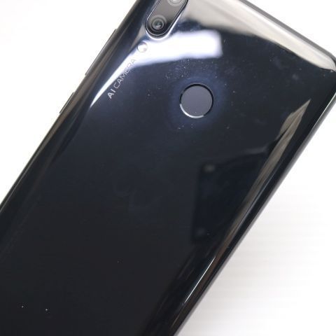 美品 HUAWEI nova lite3 ミッドナイトブラック スマホ 本体 白ロム 土日祝発送OK 07000