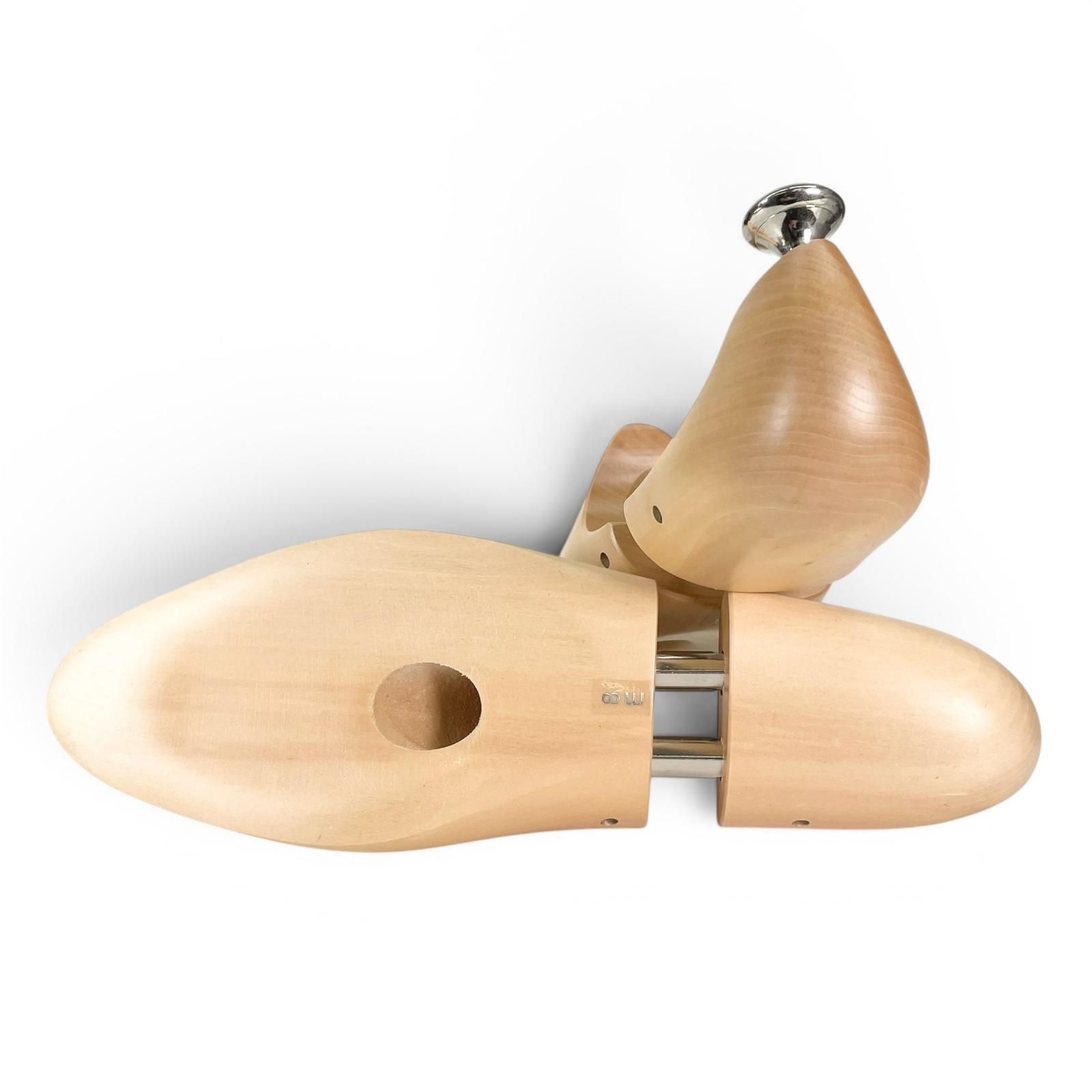 極美品△John Lobb ジョンロブ 木製 ロゴプレート付き シューキーパー