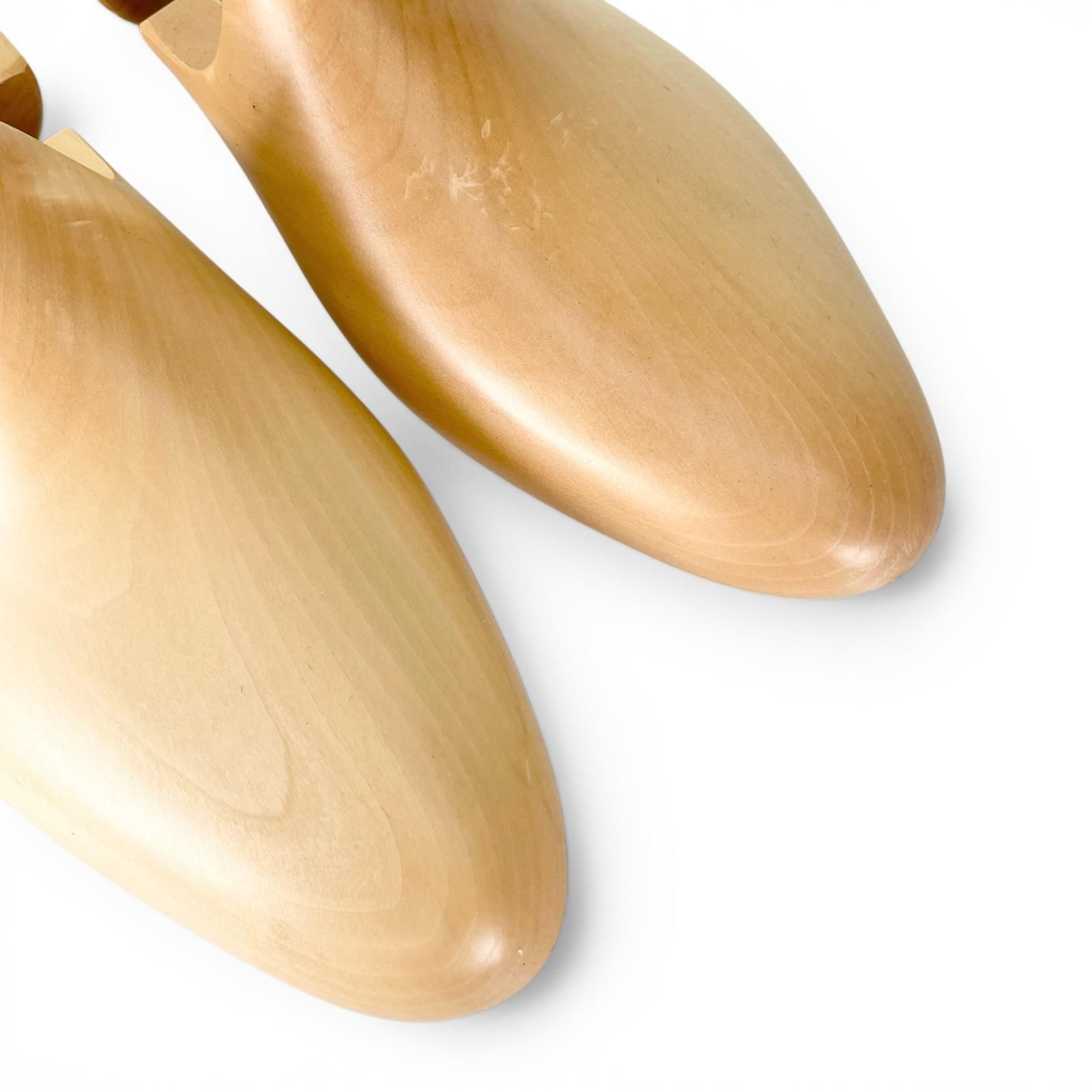 極美品△John Lobb ジョンロブ 木製 ロゴプレート付き シューキーパー