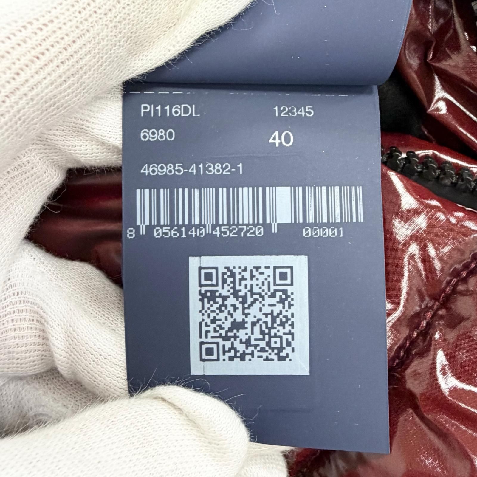 美品△Herno ヘルノ PI116DL Laminar ラミナー スタンドカラー フード