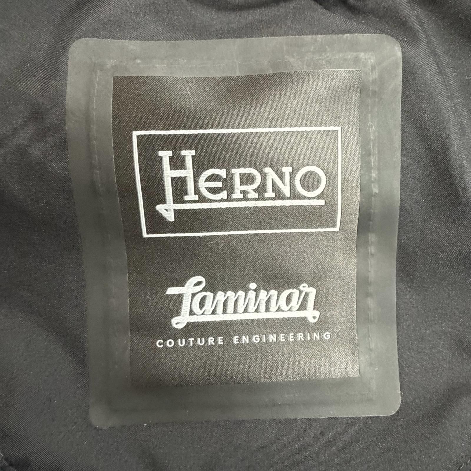 美品△Herno ヘルノ PI116DL Laminar ラミナー スタンドカラー フード