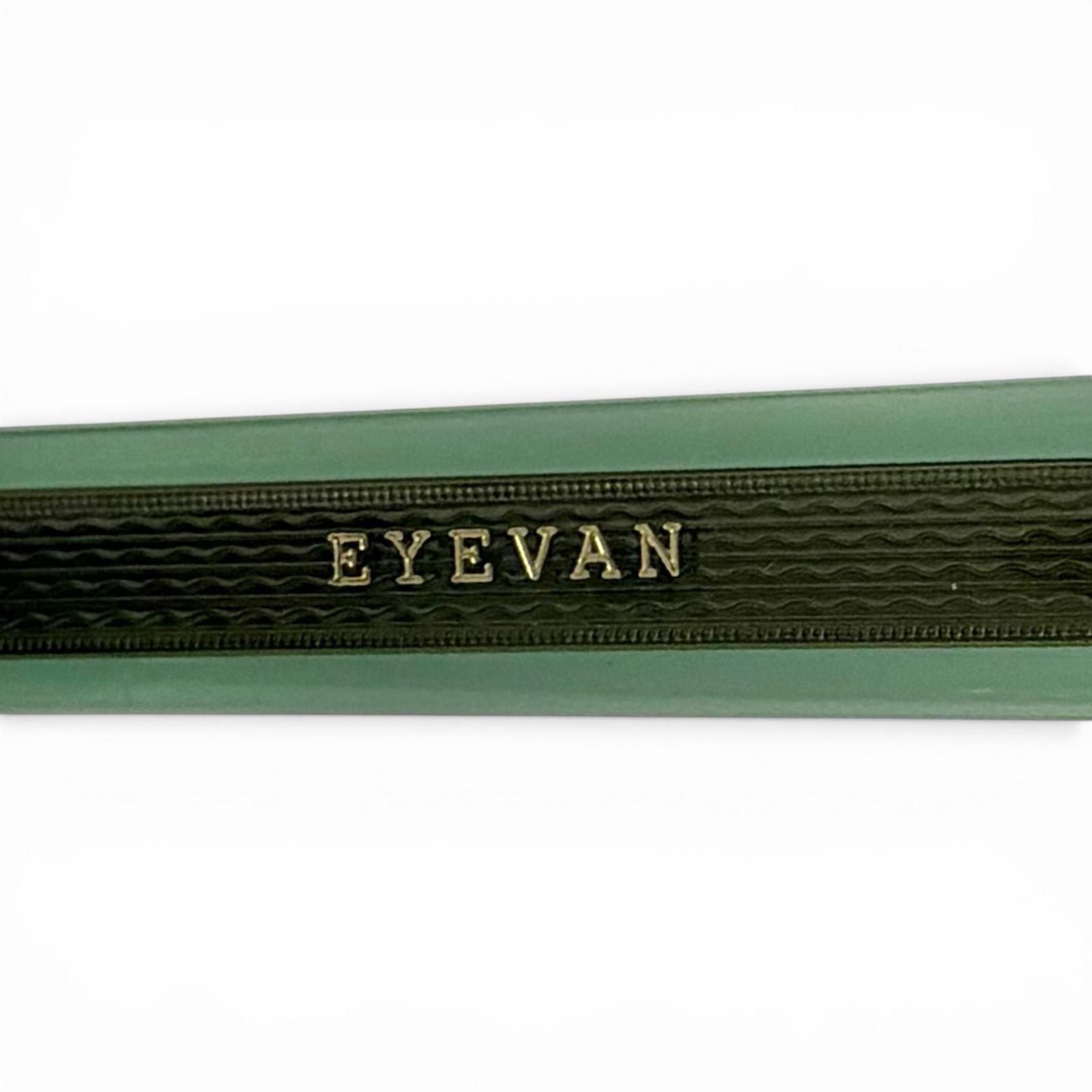 美品△EYEVAN アイヴァン Luminous 50 ルミナス サングラス クリア