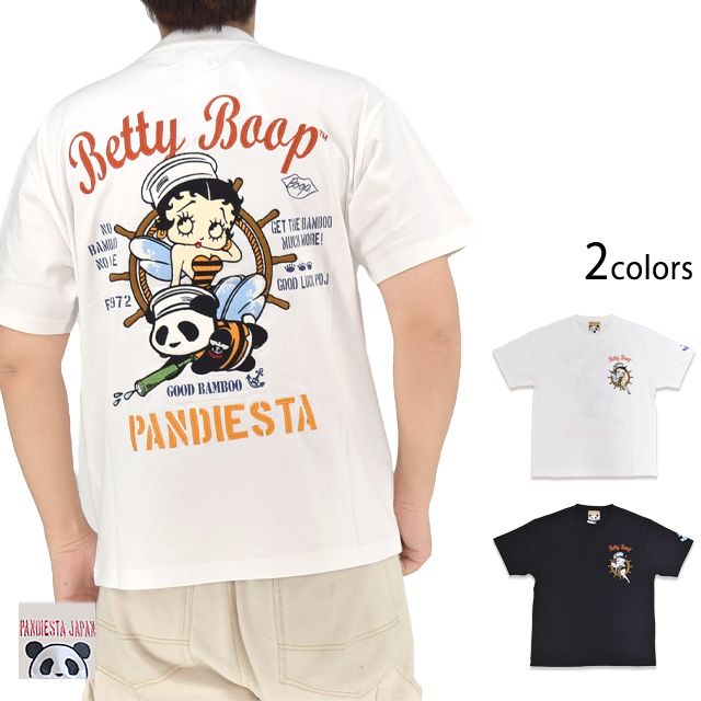 パンディエスタ×ベティブープ Honey Bee BETTY半袖Tシャツ◆PANDIESTA JAPAN