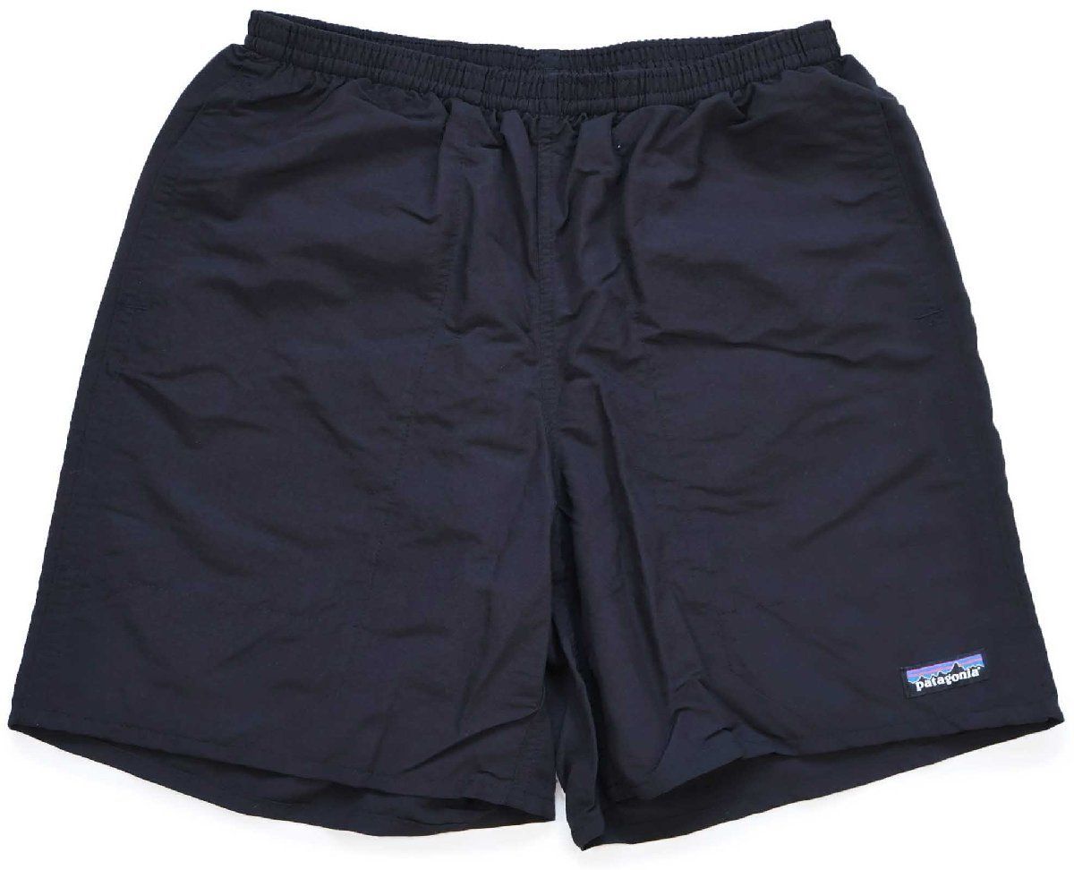 patagoniaパタゴニア BAGGIES LONGS 7INCH ナイロン バギーズ ロング ショーツ BLK ブラック S★03 ショートパンツ アウトドア キャンプ