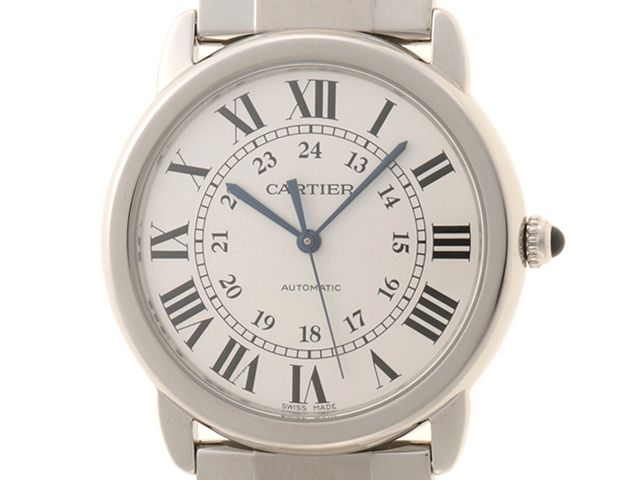 CARTIER カルティエ ウォッチ ロンドソロ ドゥ 時計 WSRN0012 腕時計 ステンレススチール シルバー メンズ【中古】433