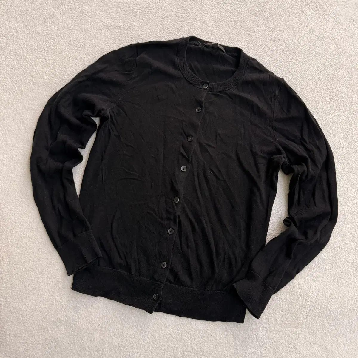 M UNIQLO ユニクロ クルーネック カーディガン 0616T1