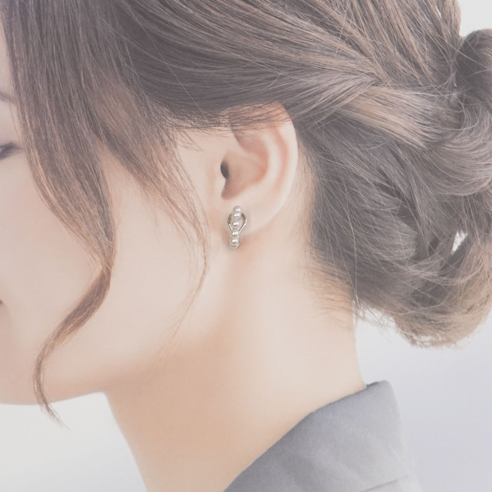 MIKIMOTO ミキモト アコヤ真珠 パール K18WG ピアス PE-1568PU - メルカリ