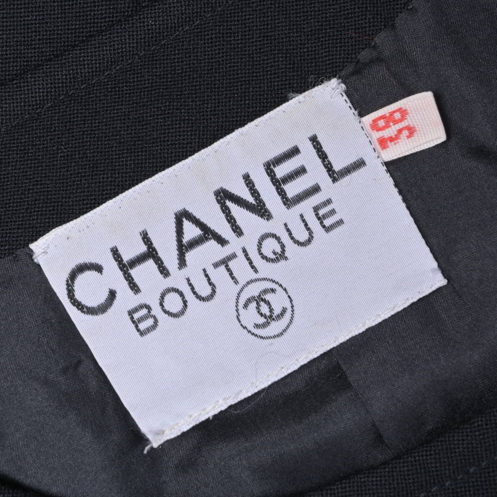 CHANEL ヴィンテージ クローバーボタン クロップド テーラード