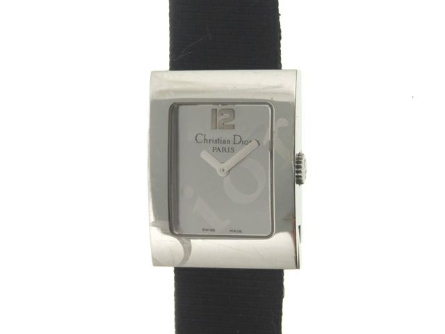 【ノーメンテナンス特価】Dior ディオール ウォッチ マリス 時計 D78-109 腕時計 ステンレススチール/レザー/ナイロン シルバー シルバー レディース【中古】431