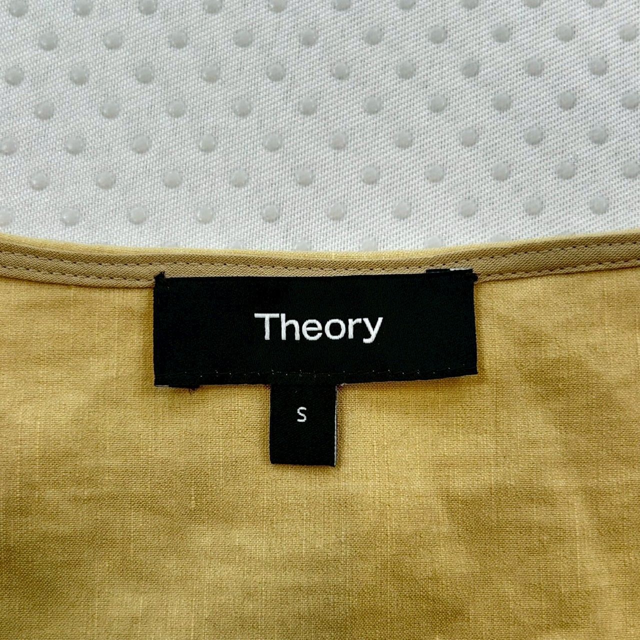 Theory セオリー リネン混ノースリーブブラウス シャツ ブラウス 
