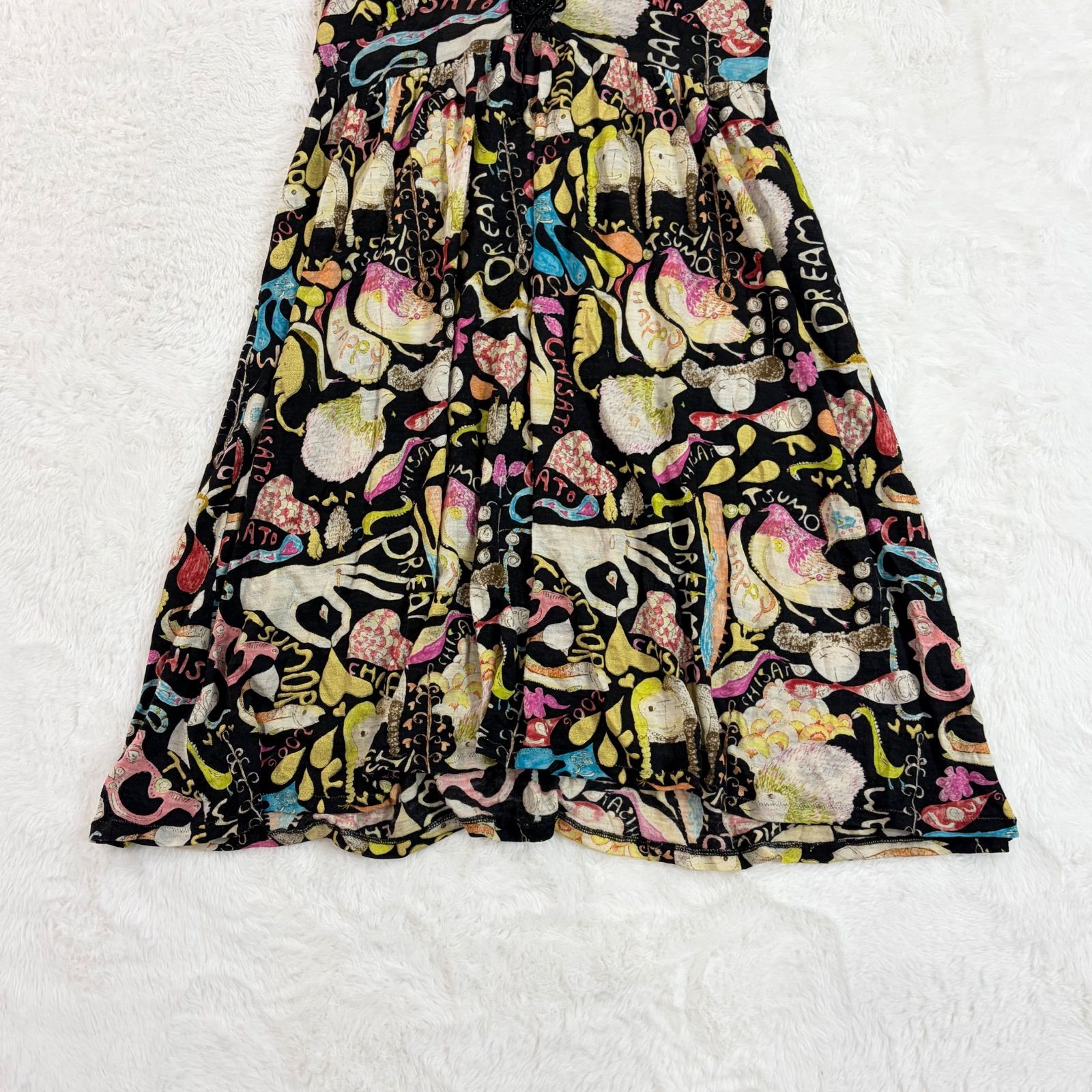 日本製 TSUMORI CHISATO ツモリチサト ニコアンド コラボ ワンピース V 