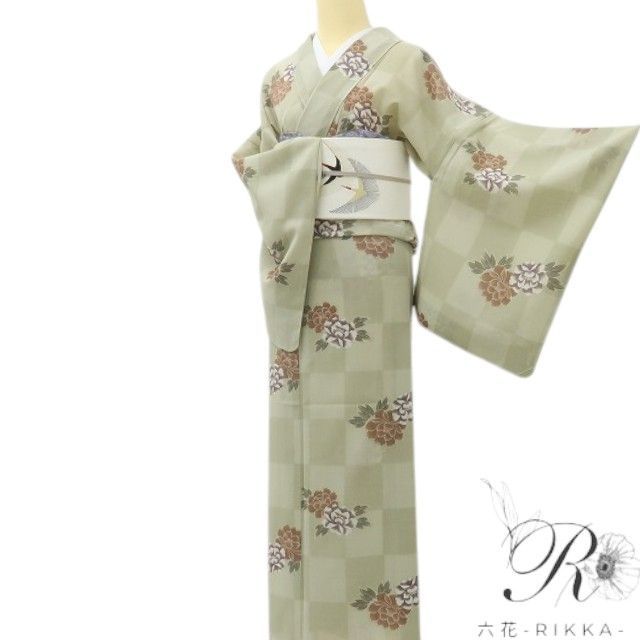 送料無料】六花-RIKKA- 新品 洗える夏着物 トールサイズ 薄物 紗❀風に 送料無料】六花-RIKKA- 新品 洗える夏着物 トールサイズ 薄物 紗❀風に