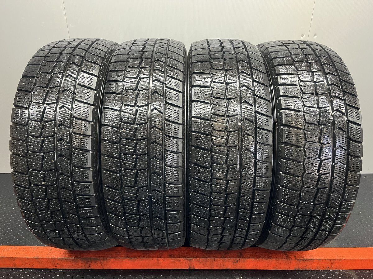 DUNLOP WINTER MAXX WM02 205/60R16 16インチ スタッドレス 4本 23年製 バリ溝 ヴォクシー ステップワゴン ビアンテ等　(STZ335)