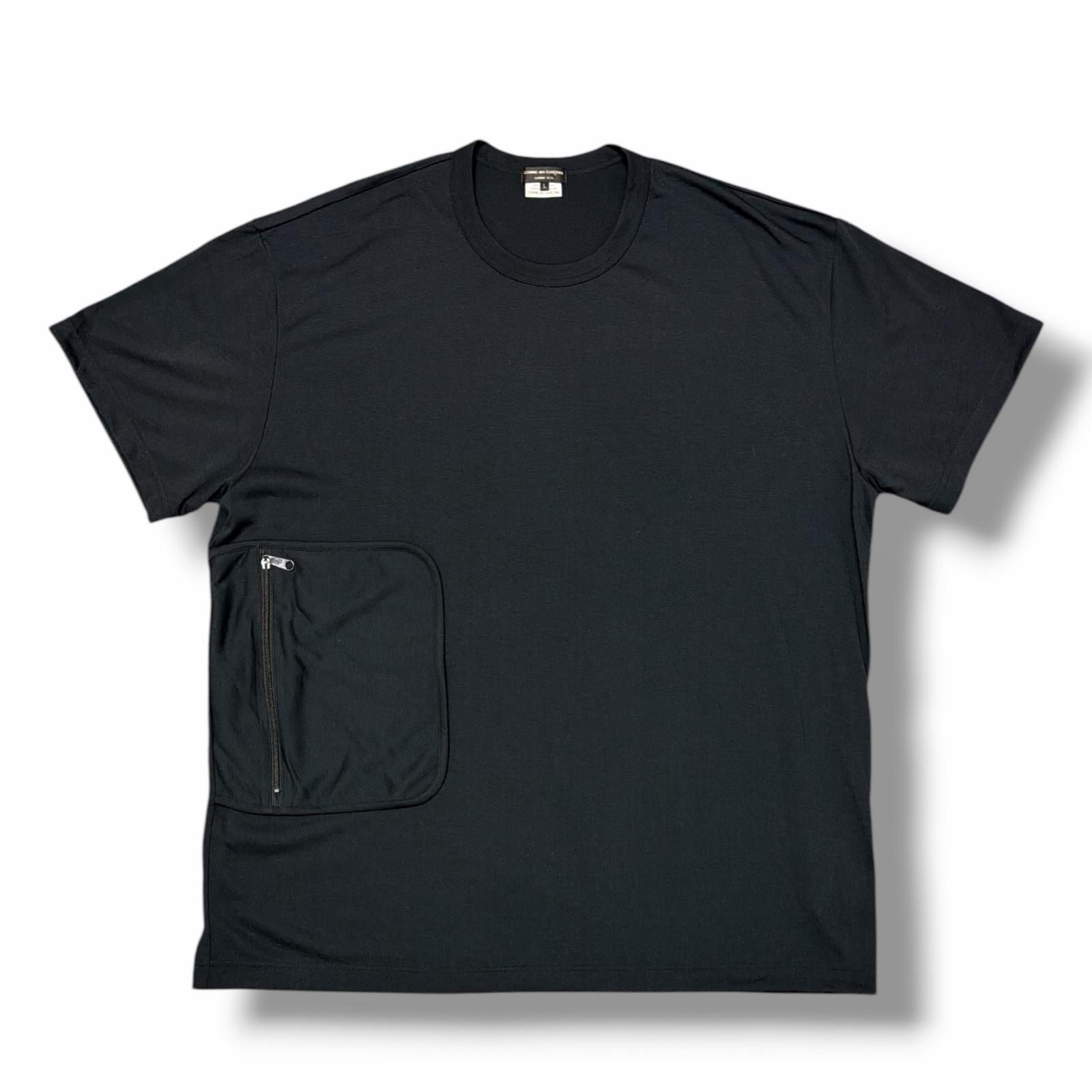 COMME des GARCONS HOMME PLUS 25SS ZIP POCKET TEE ジップポケットT