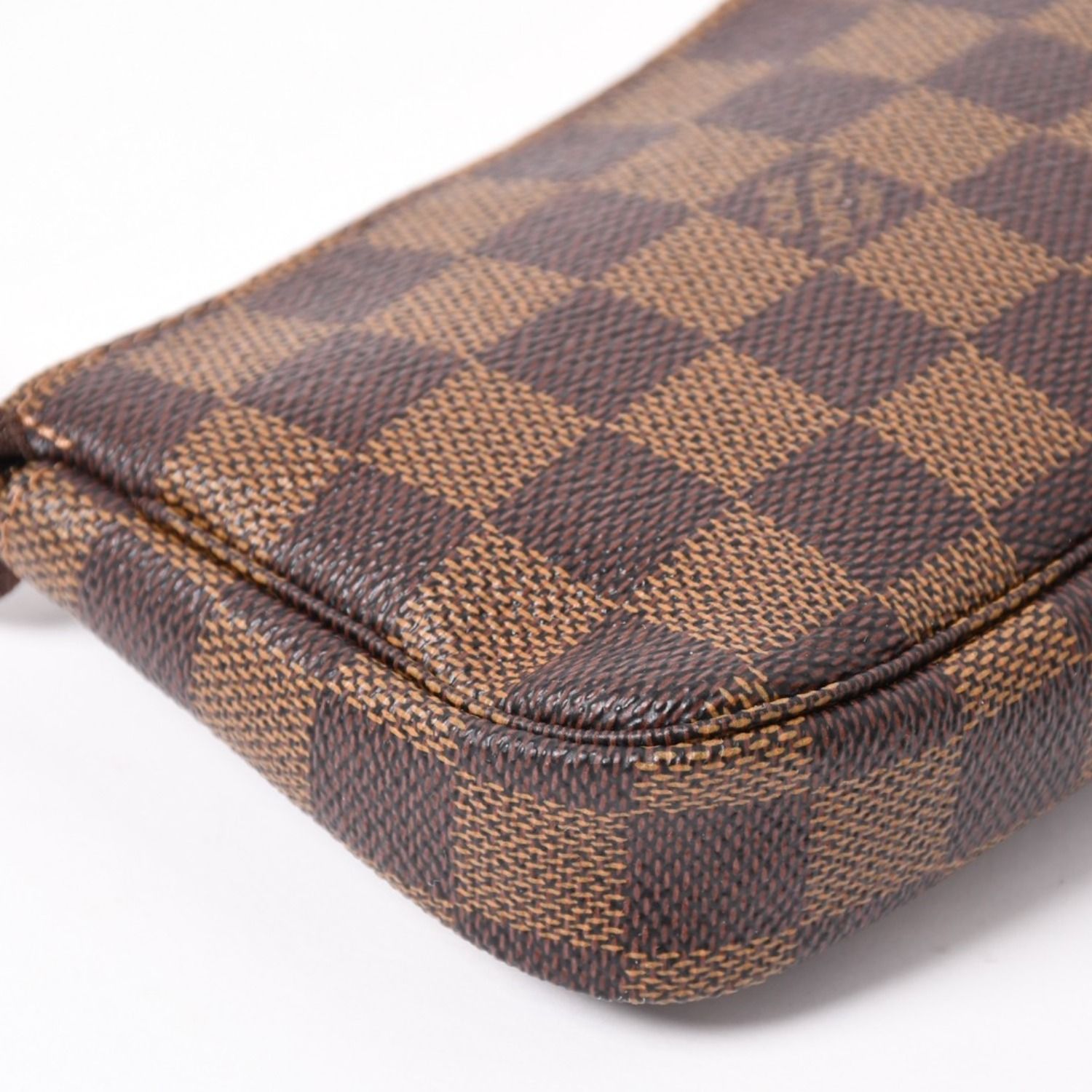 極美品 LOUIS VUITTON ルイヴィトン ダミエ ミニ ポシェット アクセ
