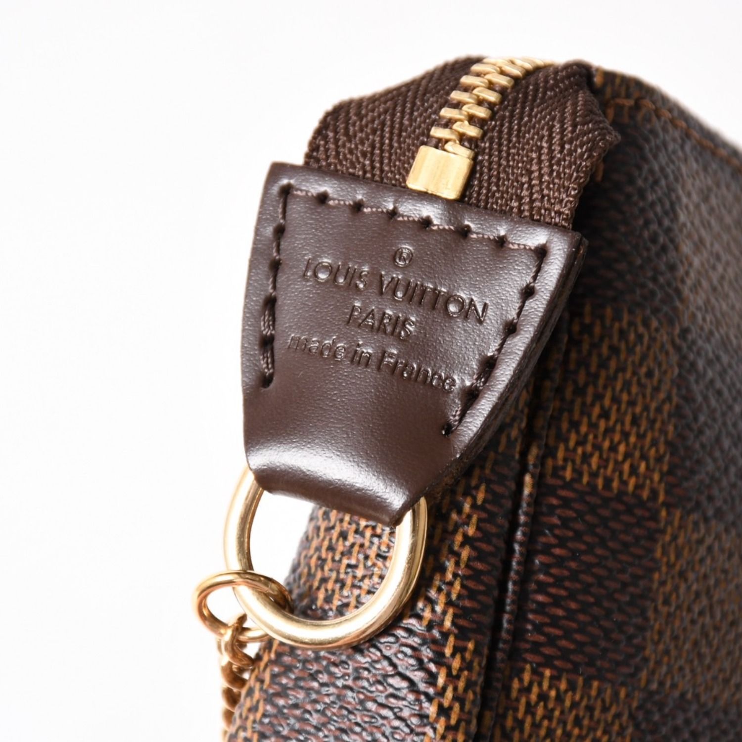 極美品 LOUIS VUITTON ルイヴィトン ダミエ ミニ ポシェット アクセ